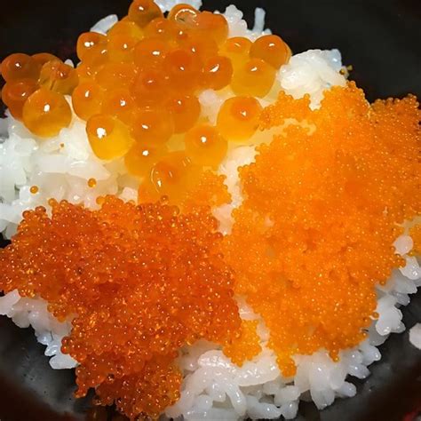 3 Kinds Of Fish Eggs Ikura Masago And Tobiko I Love Ik Flickr