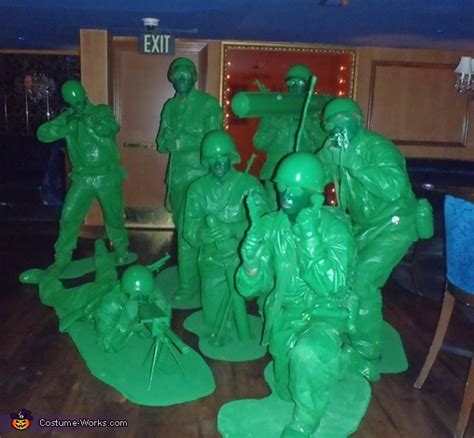 Green Army Men Group Halloween Costumes | Original DIY Costumes