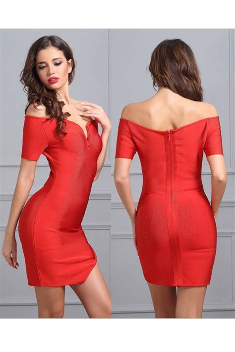 Hot Strapless Short Sleeve Split Evening Party Mini Dress Mini Dress