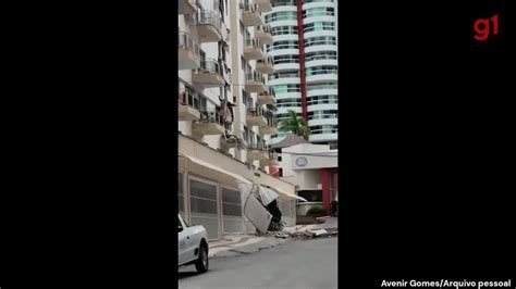 Vídeo Sacadas De Prédio De Balneário Camboriú Desabam Santa Catarina