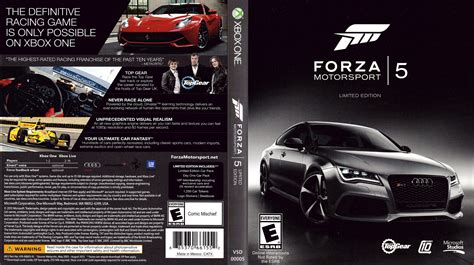 Forza Motorsport 5 Limited Edition Xbox One Ultra Capas