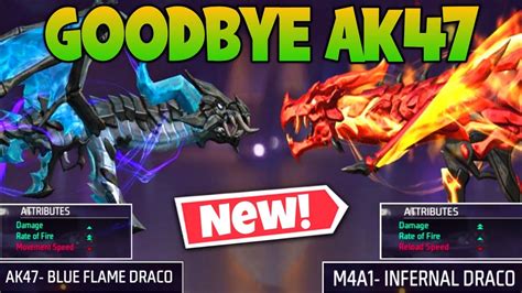 Goodbye Ak47 Blue Flame Draco New M4A1 Infernal Draco Evo Gun Free