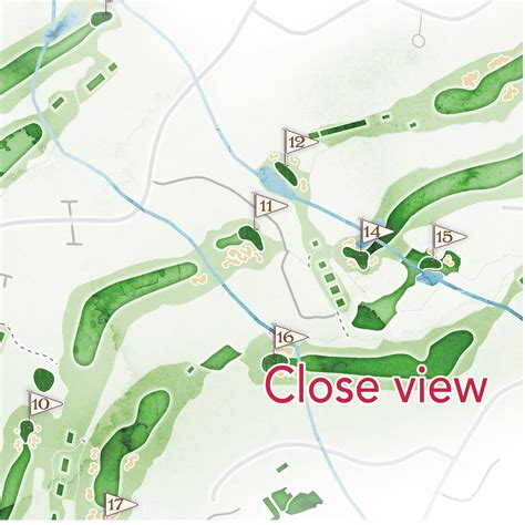 Spyglass Hill Golf Course Map, California Golf Course Layout, Sporty ...