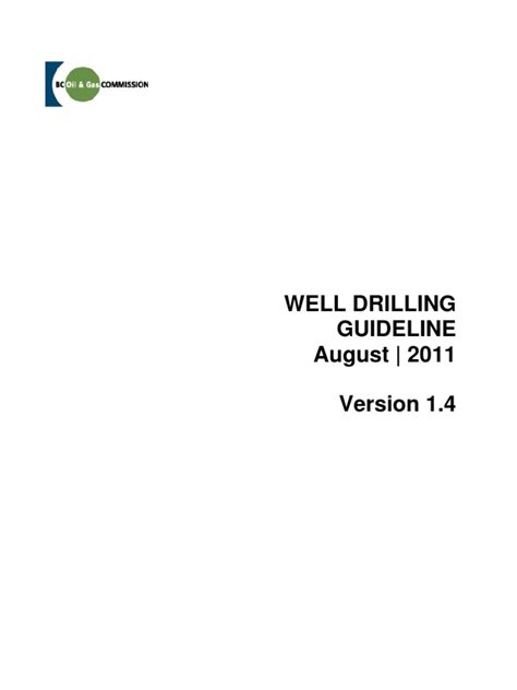 Pdf Well Drilling Guideline Dokumen Tips