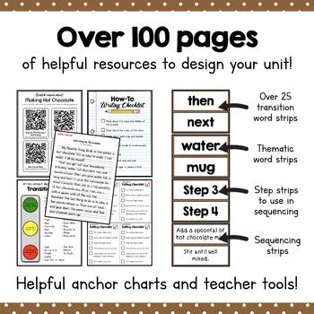 How To Make Hot Chocolate How To Writing Activity Sequencing Activity