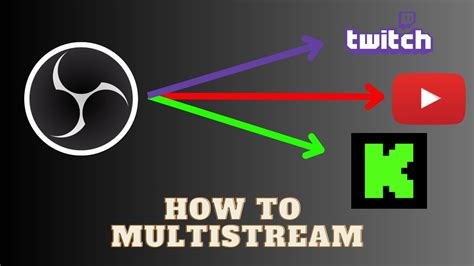 How To Multistream For Free Using OBS Studio YouTube