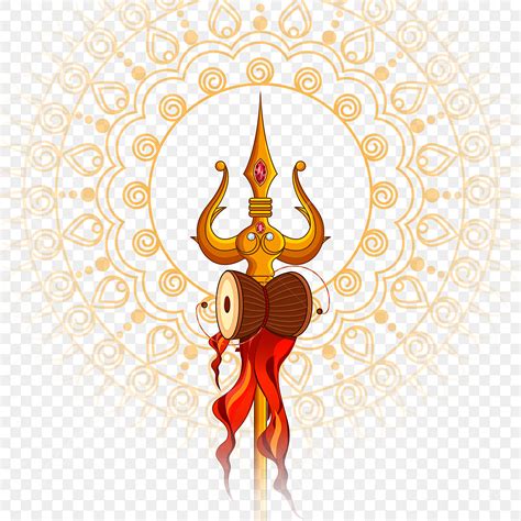 Trishul Clipart Transparent Png Hd Lord Shankar Trishul Damru With