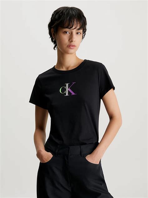 Slim Monogram T Shirt Calvin Klein® J20j222343beh