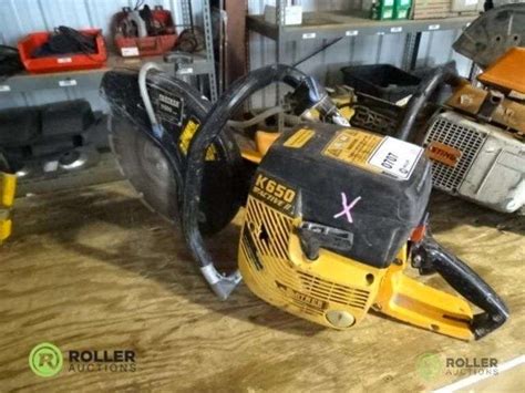 Partner K Active Ii Concrete Saw Gas Inoperable Roller Auctions