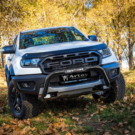 Ford Ranger Raptor Nudge Bar Black Stainless Canopy King