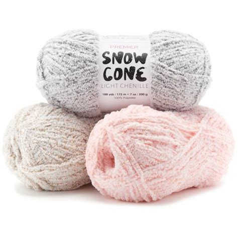 Premier Snow Cone Chenille Polyester Yarn Flock Of Knitters Nz