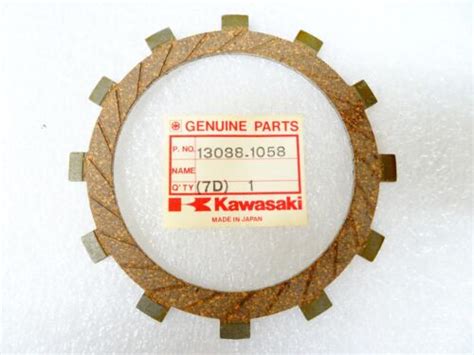 Kawasaki NOS NEW 13088 1058 Clutch Friction Plate KX KDX KX125 KDX200