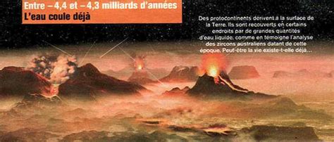 Histoire du Temps Terrestre Précambrien Hadéen