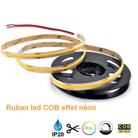 Ruban led effet néon COB sans points lumineux