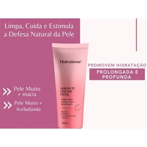 Sabonete Liquido Facial Hidrabene Limpeza Profunda Suaviza Sert