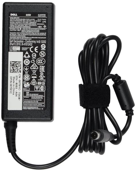 DELL 65w Original Laptop Charger 19 5V 3 34A Genuine AC Power Adapter