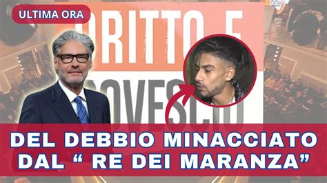 Dritto E Rovescio Del Debbio Minacciato Dal Re Dei Maranza Panico In