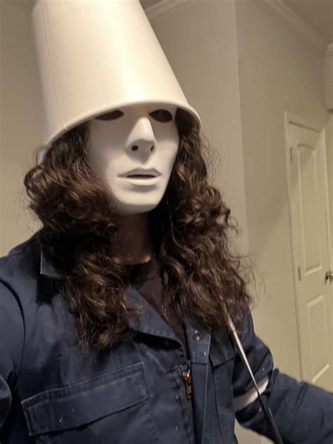 My Buckethead Costume This Year Based On His White Bucket Look R