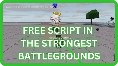 NEW THE STRONGEST BATTLEGROUNDS SCRIPT SUKUNA MOVESET FREE SCRIPT