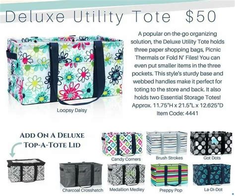 Thirty One Deluxe Utility Tote Utility Tote Thirty One Thirty One Gifts