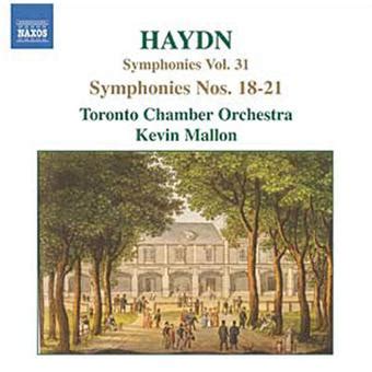 Symphonies Volume 31 Franz Joseph Haydn CD Album Achat Prix Fnac