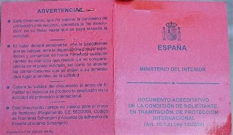 Qué es la tarjeta roja Solicitud de asilo España Rómulo Parra abogado