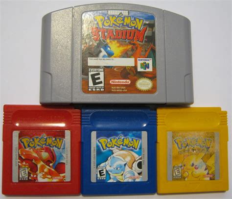 Pokemon Stadium & Pokemon Stadium 2 N64 Bundle with Manuals and transfer pak Aut ...