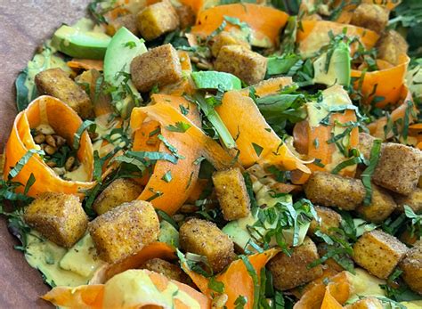 Crispy Tofu Salad Daphne Oz