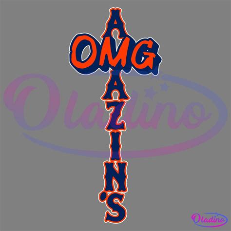 Omg Amazins New York Mets Baseball Svg Oladino