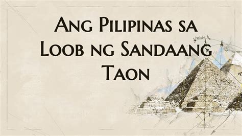 Solution Pilipinas Sa Loob Ng Sandaang Taon Studypool