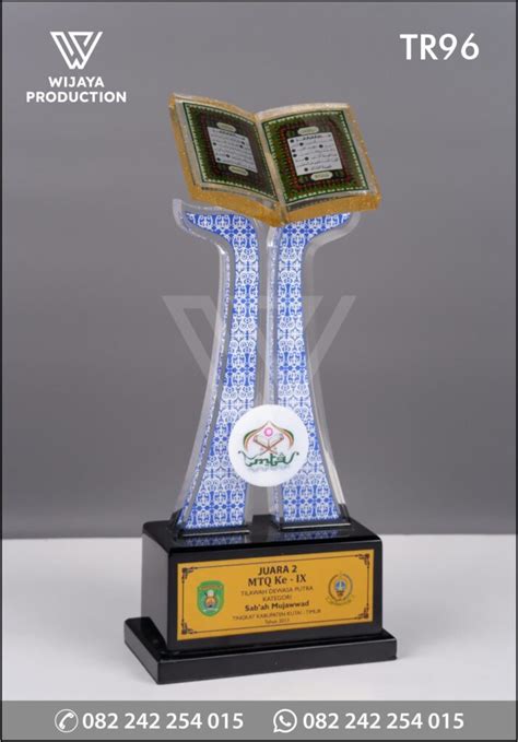 Contoh Piala Mtq Custom Harga Terbaru Tahun Ini