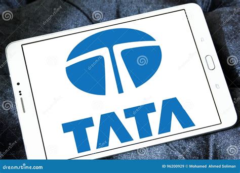 Tata car logo editorial stock image. Image of maruti - 96200929