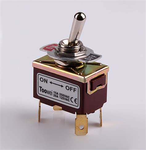 Dpst 2 Position 4 Pin Toggle Switch For Amps