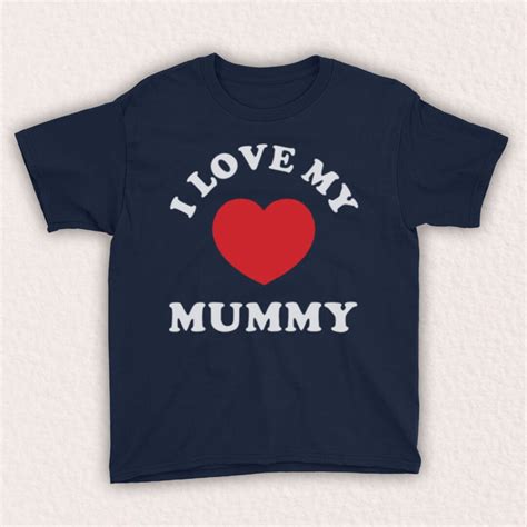 I Love My Mummy Cute Baby Slogan Mother Mum Mothers Day Unofficial Kids