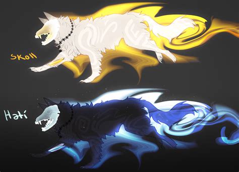 Skoll And Hati Concept By Aeroeffect On Deviantart