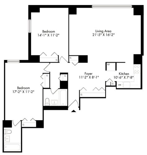 NYC 2 Bedroom Apartments For Rent StreetEasy