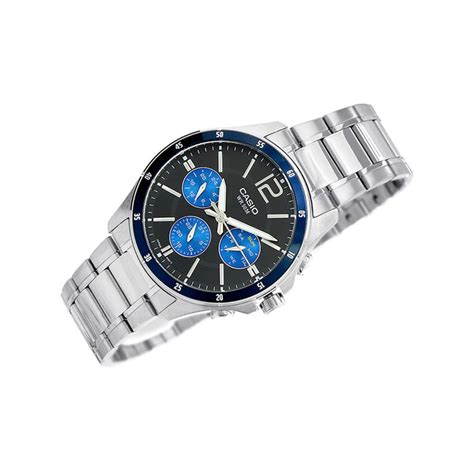 Casio Mtp D Avdf Enticer Multifunction Stainless Steel Men S Watch