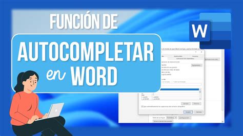 C Mo Usar Autocompletar En Word Tutorial Youtube