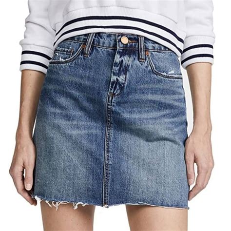 Blank NYC Skirts Blank Nyc Way Back When Distressed Cut Off Denim