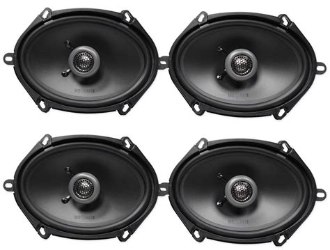 4 MB QUART FKB168 6x8 200 Watt Car Stereo Coaxial Speakers Walmart