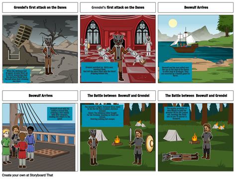 Beowulf Storyboard Storyboard By Bfc C