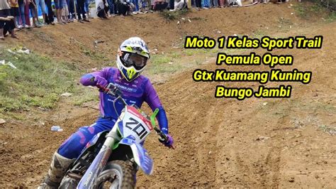 Kelas Sport Trail Pemula Open Moto Grasstrack Kuamang Kuning Bungo