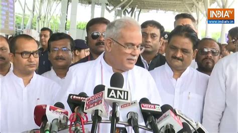 Chhattisgarh People Have Faith In Congress” Claims Cm Bhupesh Baghel