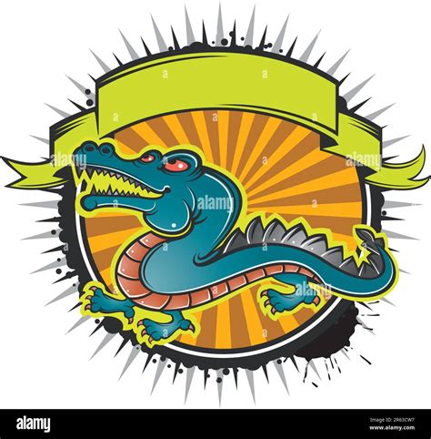 Crocodile Pattern Design Stock Vector Image And Art Alamy