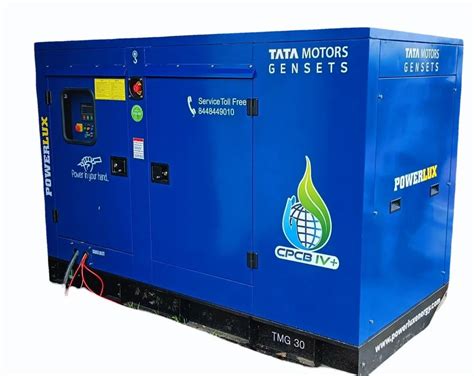 30 Kva Cpcb Iv Tata Silent Diesel Generator 3 Phase At Rs 619000