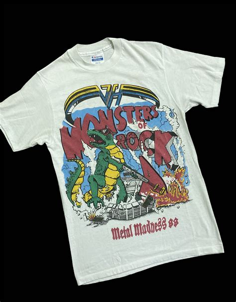 Vintage Van Halen Monsters Of Rock Men S Fashion Tops Sets Tshirts