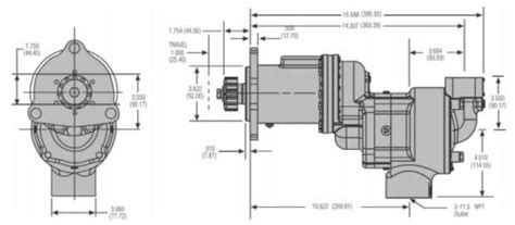 Ingersoll Rand St500 Series Turbine Starter Dimensions 2 Strumco