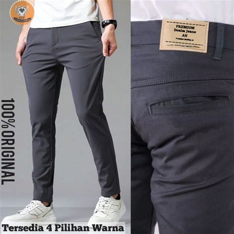 Jual CELANA PRIA CHINO Slim Fit Panjang Pria Kerja Kantor Santai