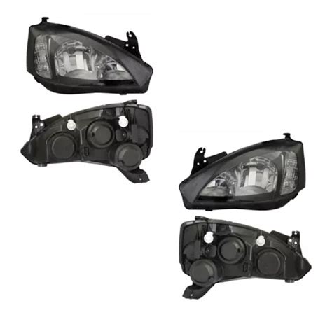 Par Faros Corsa 2003 2004 2005 F Negro Cuarto Liso Opt Meses Sin