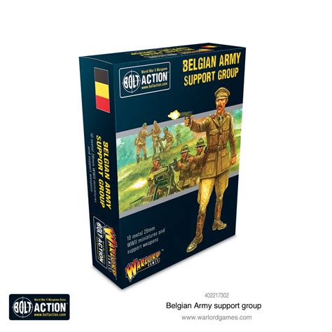 Bolt Action Belgian Army Support Group HOBBY MAX